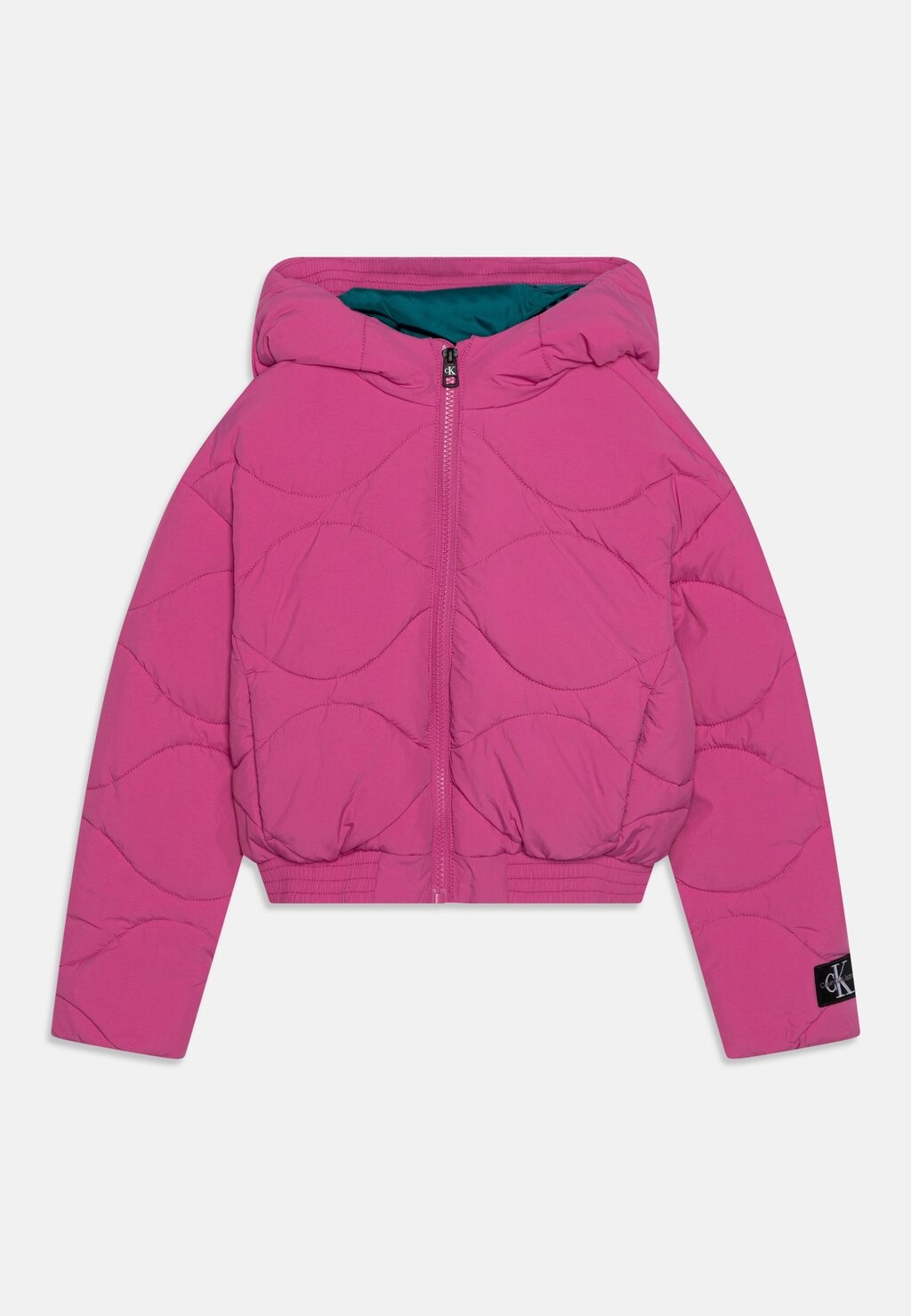 Зимняя куртка COLOUR BLOCK PUFFER Calvin Klein Jeans, цвет violet fun