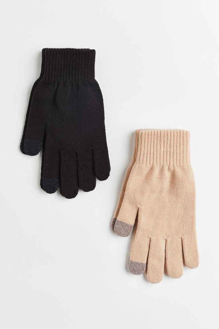 2 упаковки перчаток для сенсорного экрана H&M