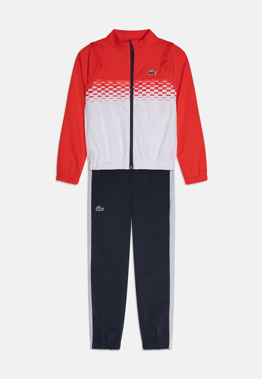 

Спортивная куртка Set Unisex Lacoste, цвет corrida/white/blue night