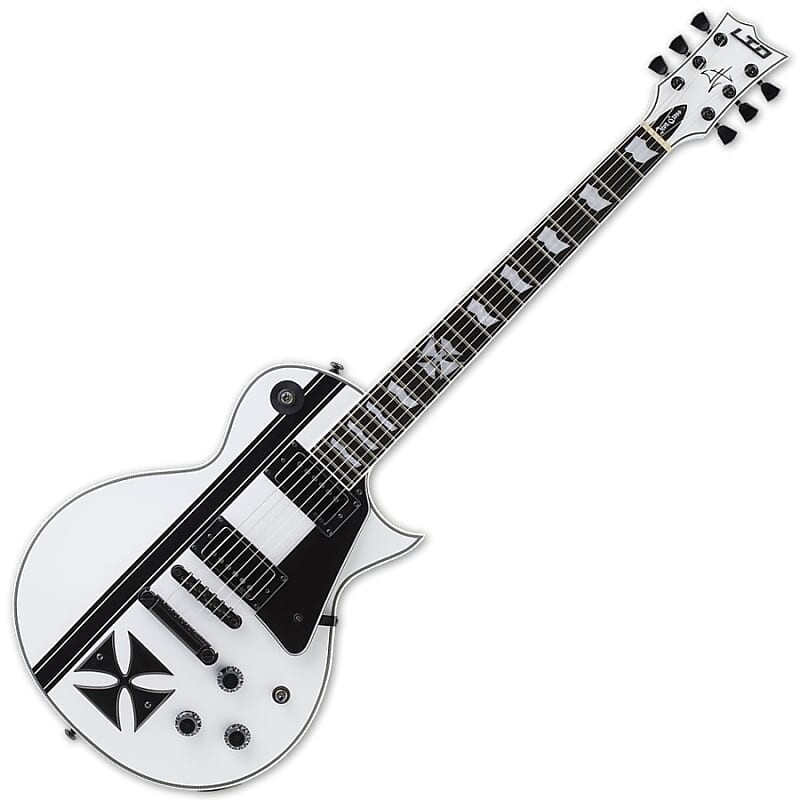 

Электрогитара ESP LTD Iron Cross Snow White James Hetfield Guitar with Case