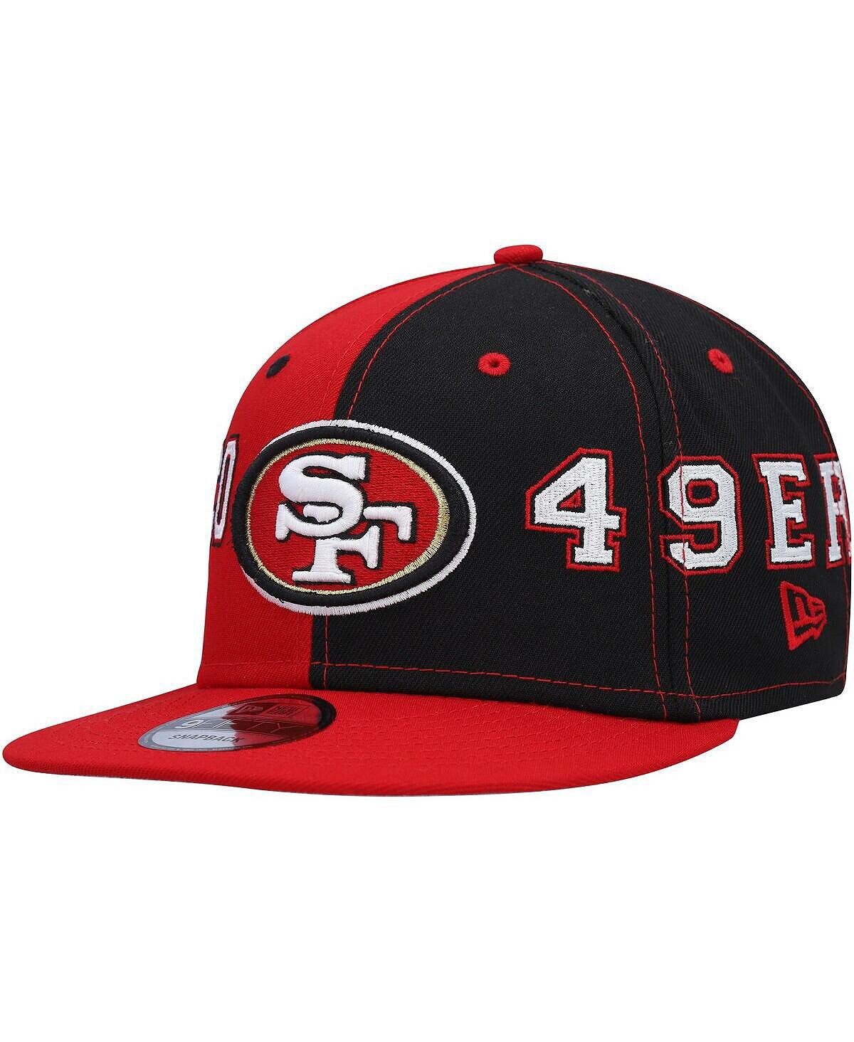 

Мужская кепка Snapback 9FIFTY алого и черного цвета San Francisco 49ers Team Split 9FIFTY New Era