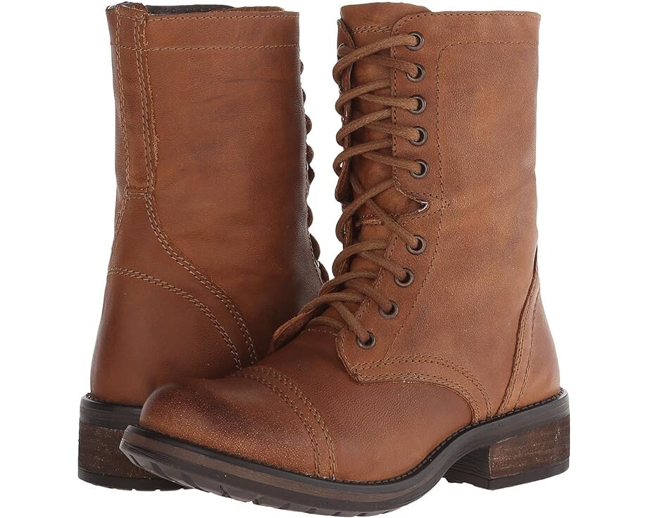 

Ботинки Steve Madden Troopa2.0 Combat Boot, цвет Cognac Leather
