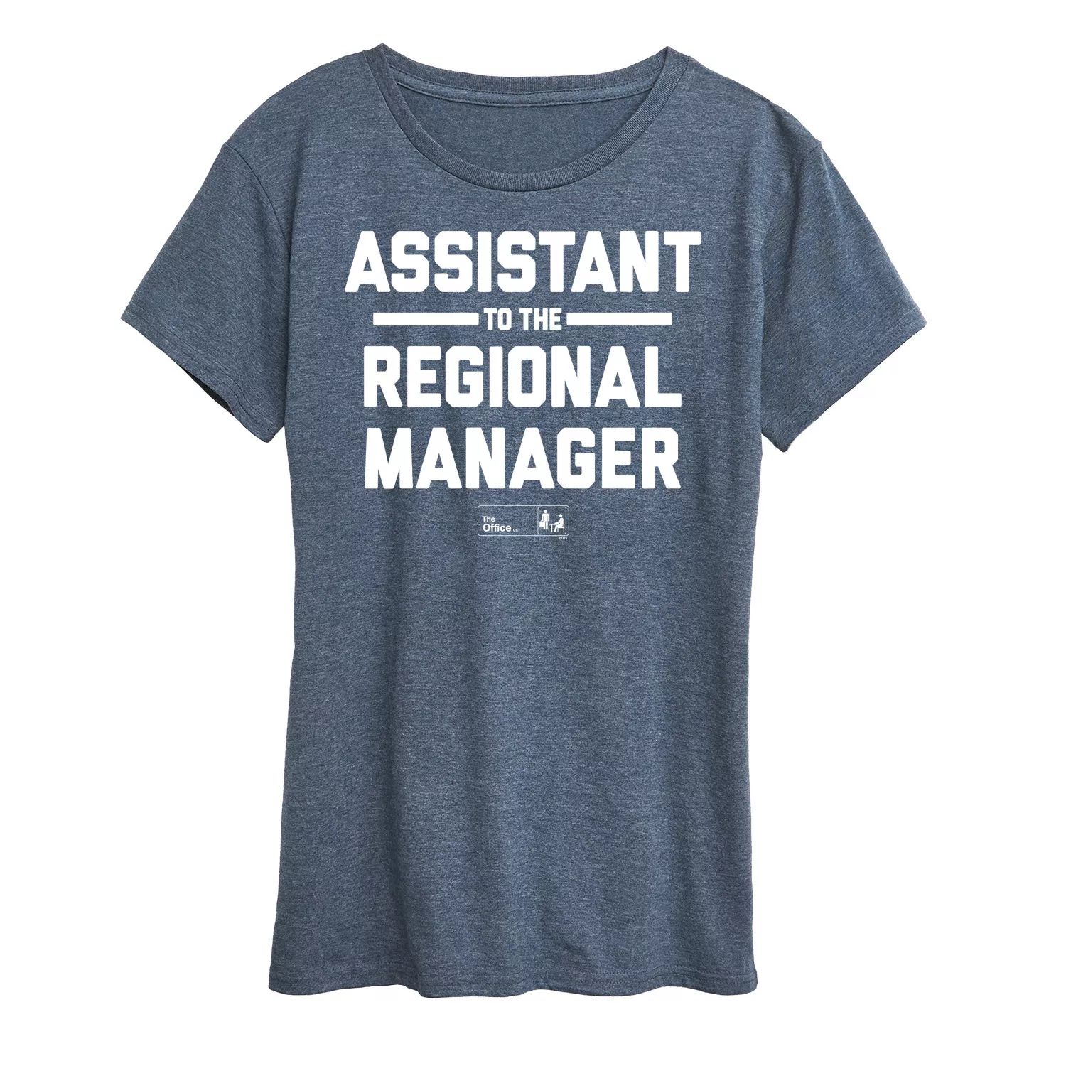 Женская футболка с рисунком «Офис-помощник регионального менеджера» Licensed Character