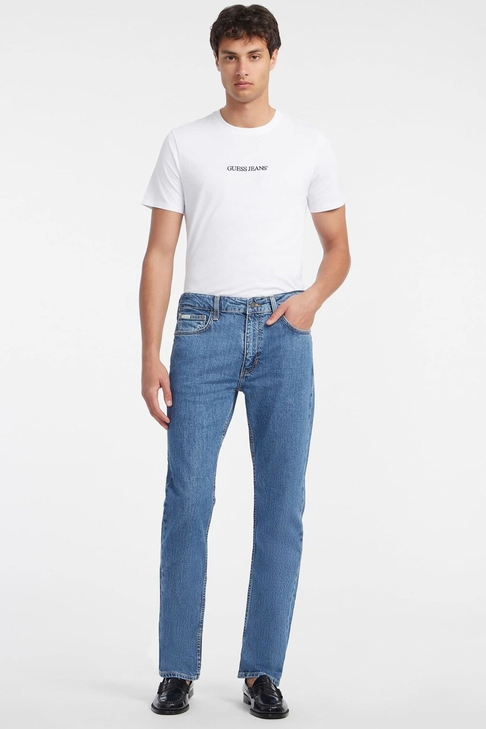 

Джинсы прямого кроя Guess Jeans, синий