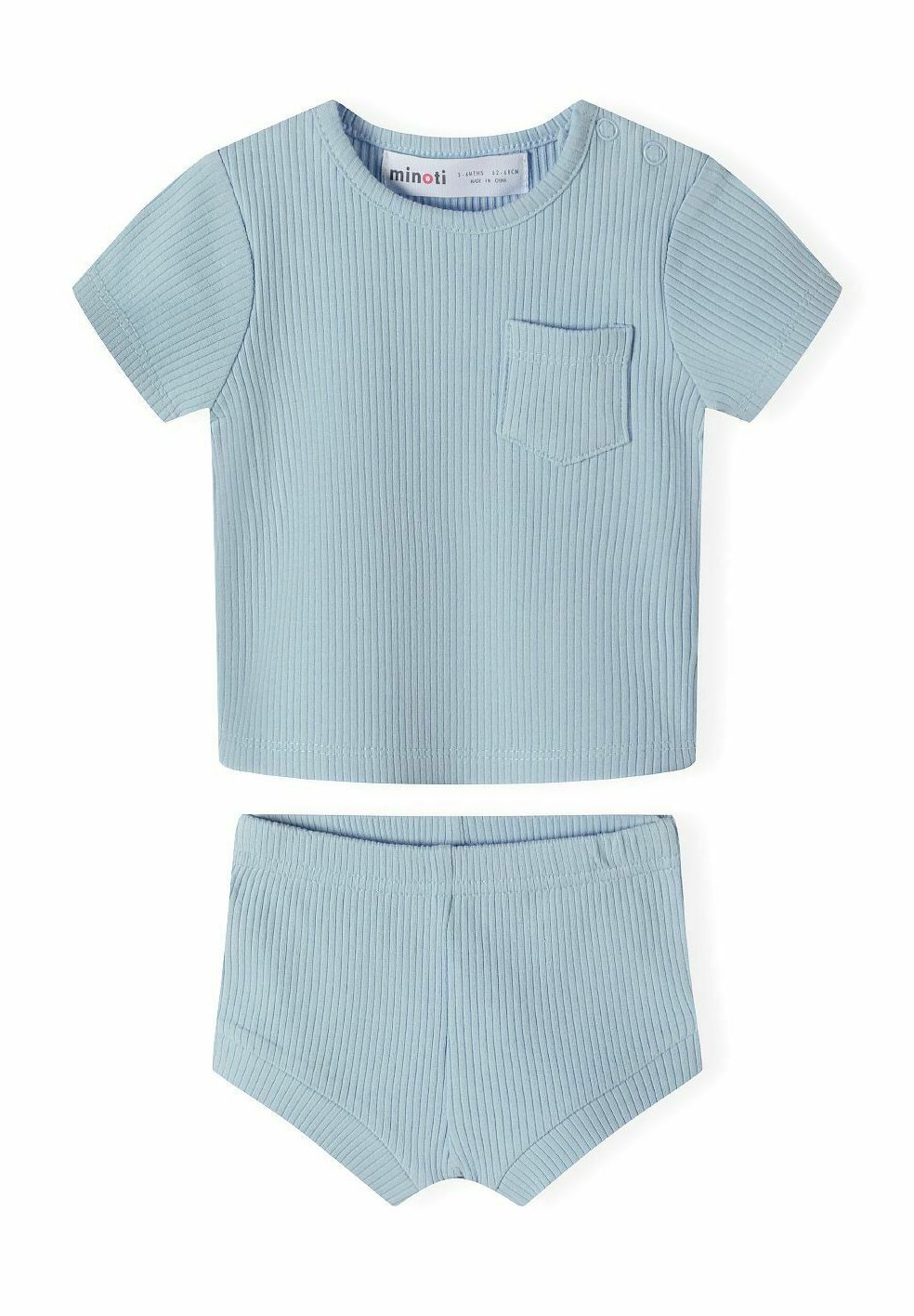 Комплект одежды для сна 2 PIECE SHORT SLEEVE SET MINOTI, цвет blue
