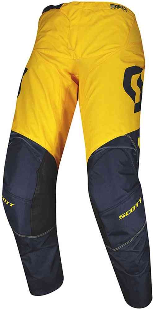 цена Обычные брюки для мотокросса 350 Track Scott, серый/желтый