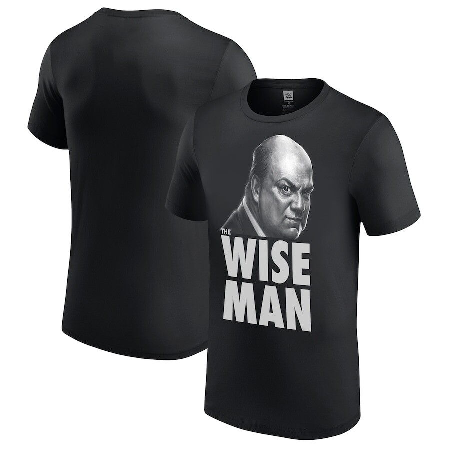 

Футболка с коротким рукавом WWE Authentic Paul Heyman, черный