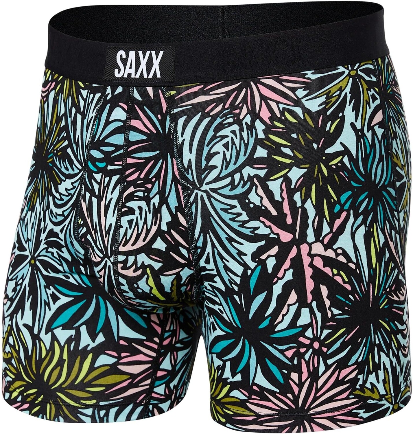 

Трусы-боксеры Vibe Super Soft Boxer SAXX UNDERWEAR, цвет Palm Springs/Light Aqua