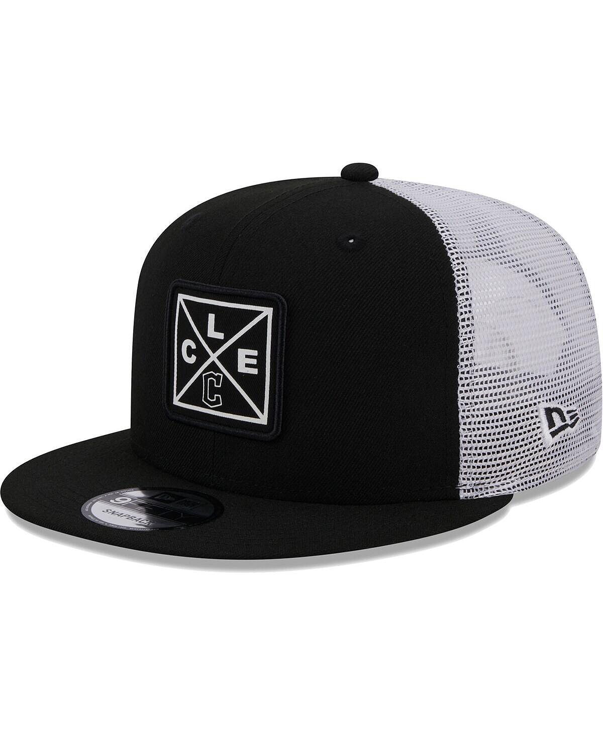 

Черная мужская кепка Cleveland Guardians Vert Squared Trucker 9FIFTY New Era