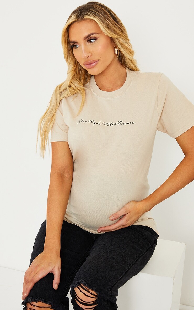 

PrettyLittleThing Футболка с камнями для беременных