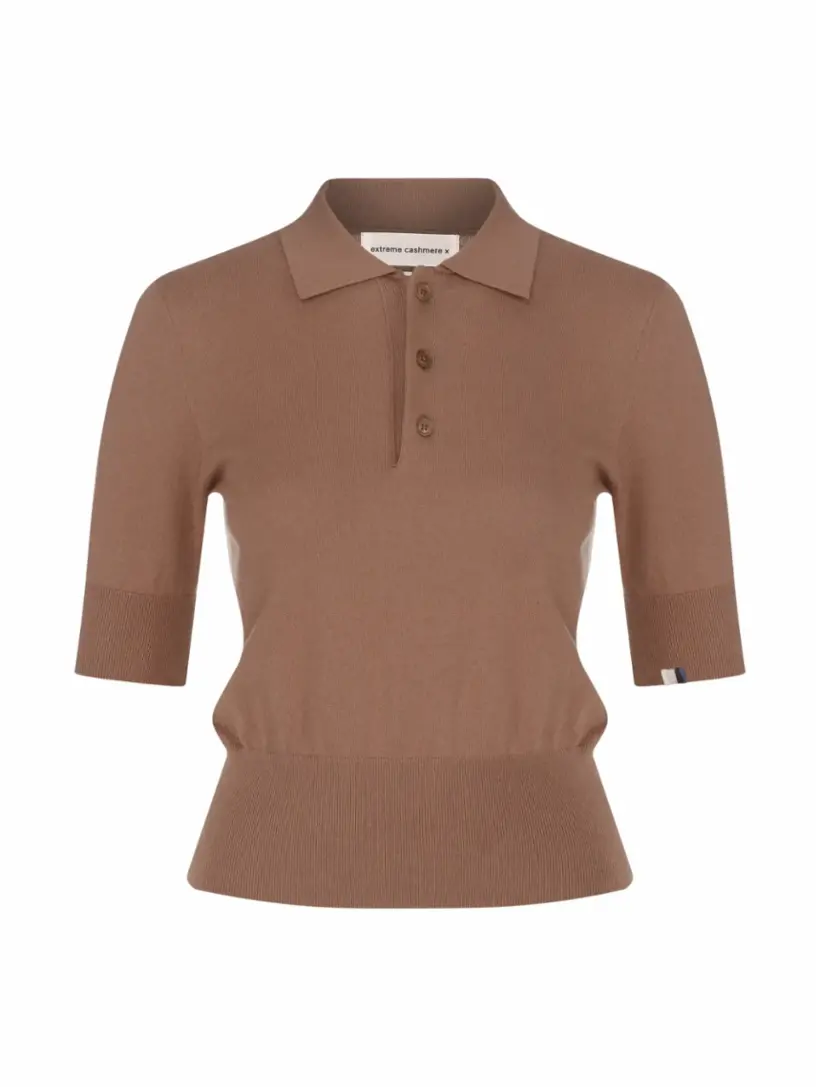 

Хлопковое поло Extreme Cashmere, коричневый