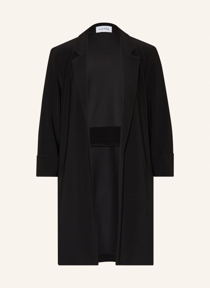 Длинный пиджак из трикотажа с рукавами 3/4 Joseph Ribkoff, черный
