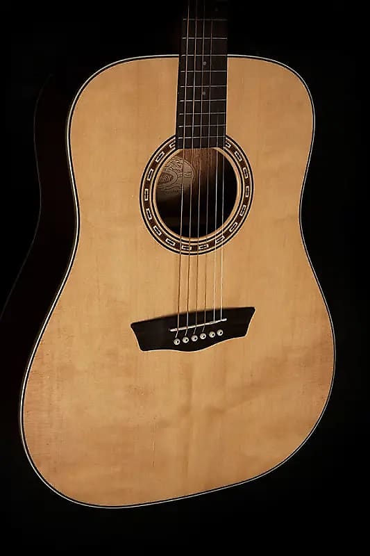 Акустическая гитара Washburn WD7S Harvest Series Dreadnought Solid Spruce Top Mahogany Neck 6-String Acoustic Guitar