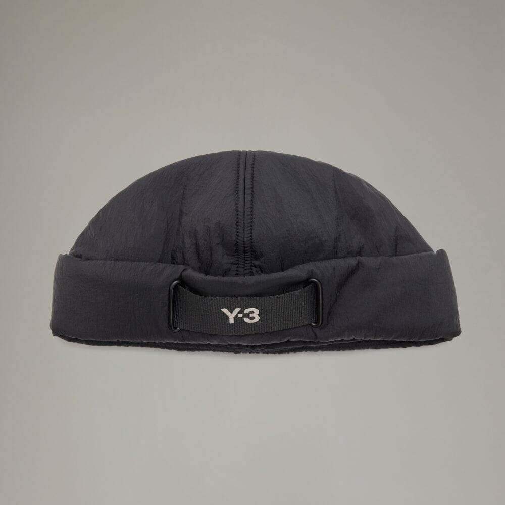 

Шапка Adidas Y-3 WEBBING PADDED BEANIE, черный