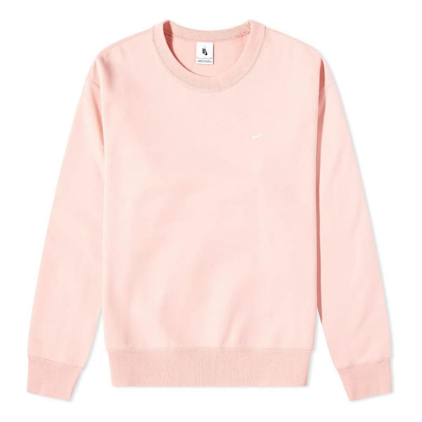 цена Толстовка Nike NRG Solo Swoosh Crew Sweatshirt Pink, розовый
