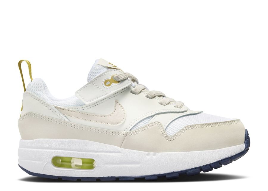 

Кроссовки Nike Air Max 1 EasyOn PS, цвет White Light Orewood Brown