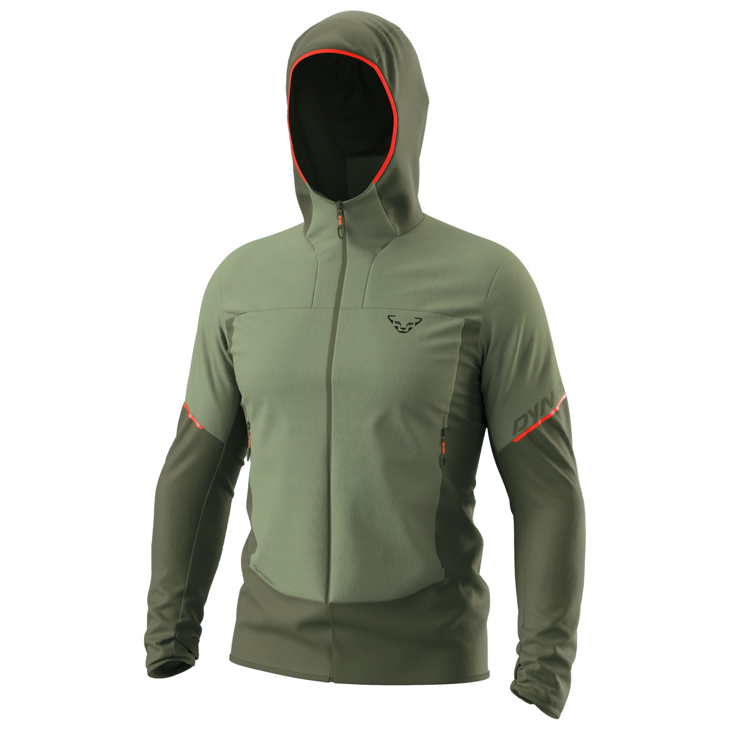 Флисовая жилетка Dynafit Traverse Alpha Hooded, цвет Sage/5560