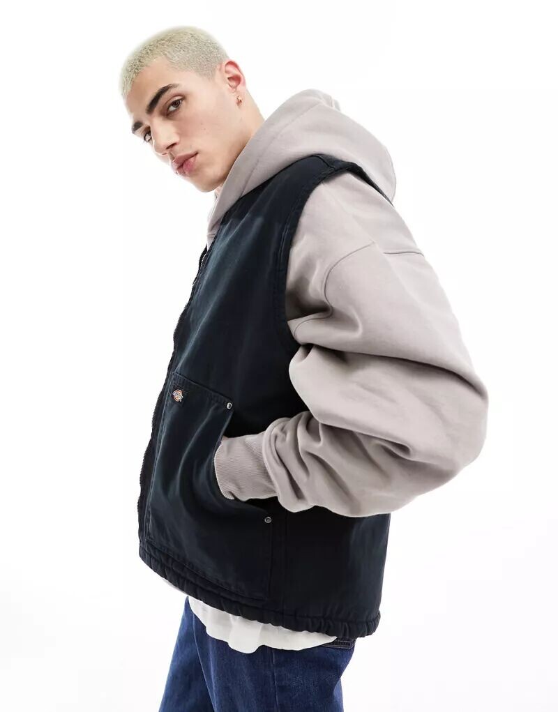 

Черная парусиновая куртка Dickies Duck