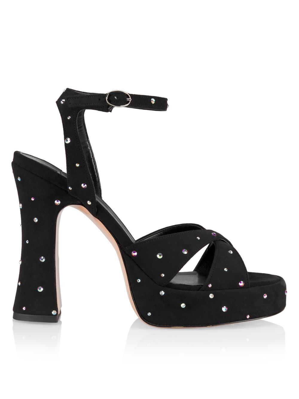 

Замшевые сандалии на платформе New Heights Miranda с кристаллами Piferi, черный