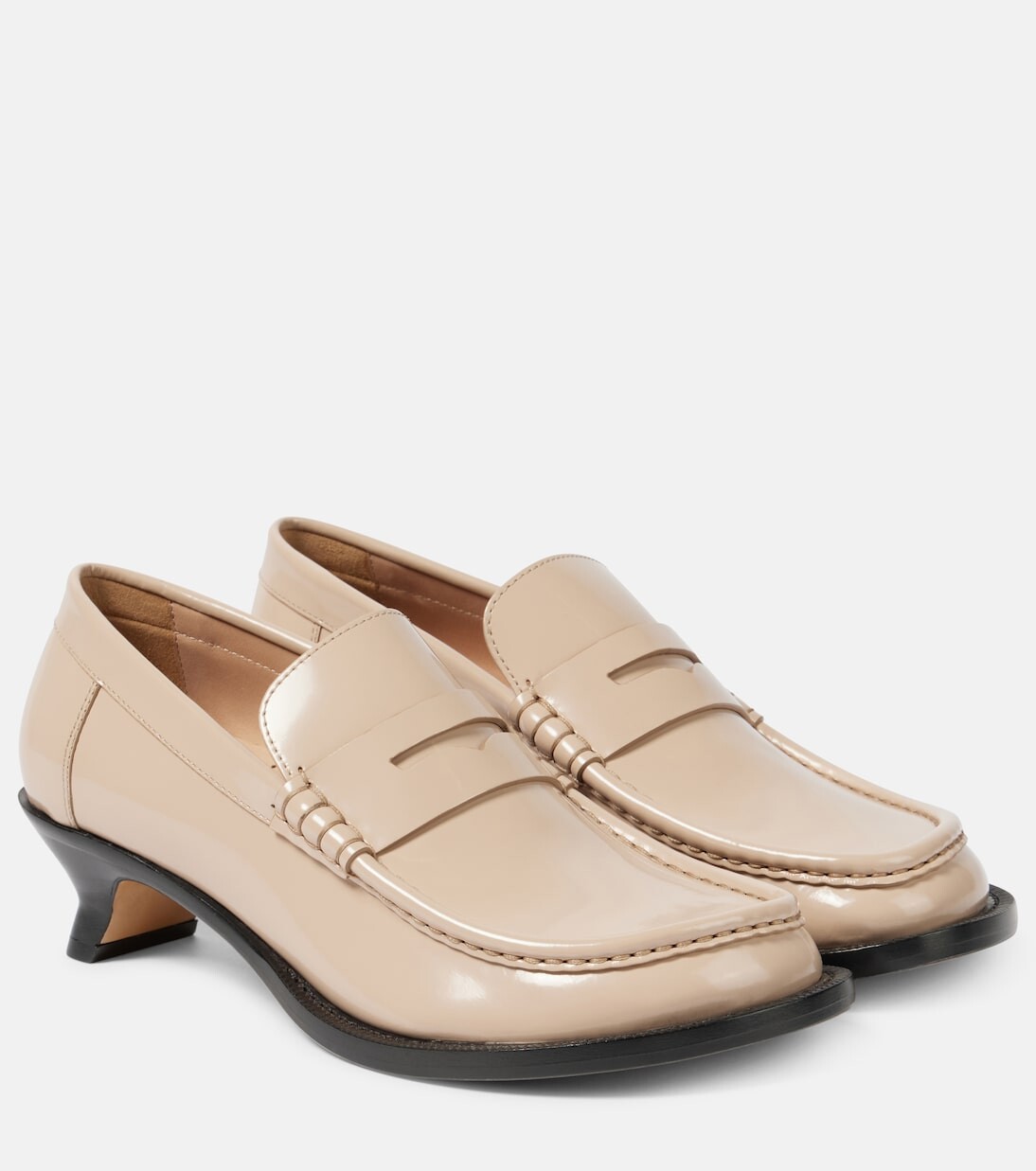 

Кожаные лоферы campo Loewe, розовый