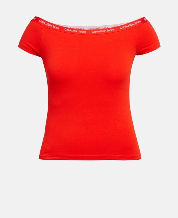 

Элегантный топ Calvin Klein, красный