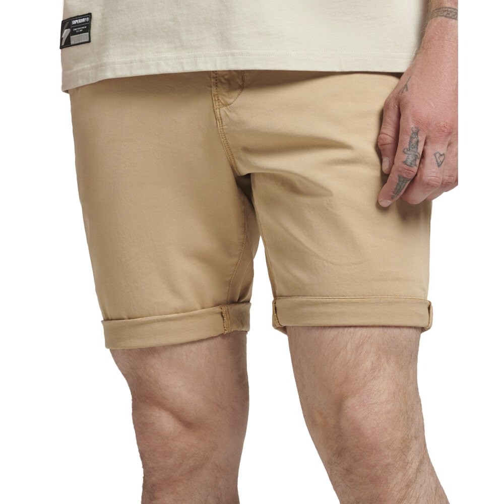 

Шорты Superdry Studios Core Chino, бежевый