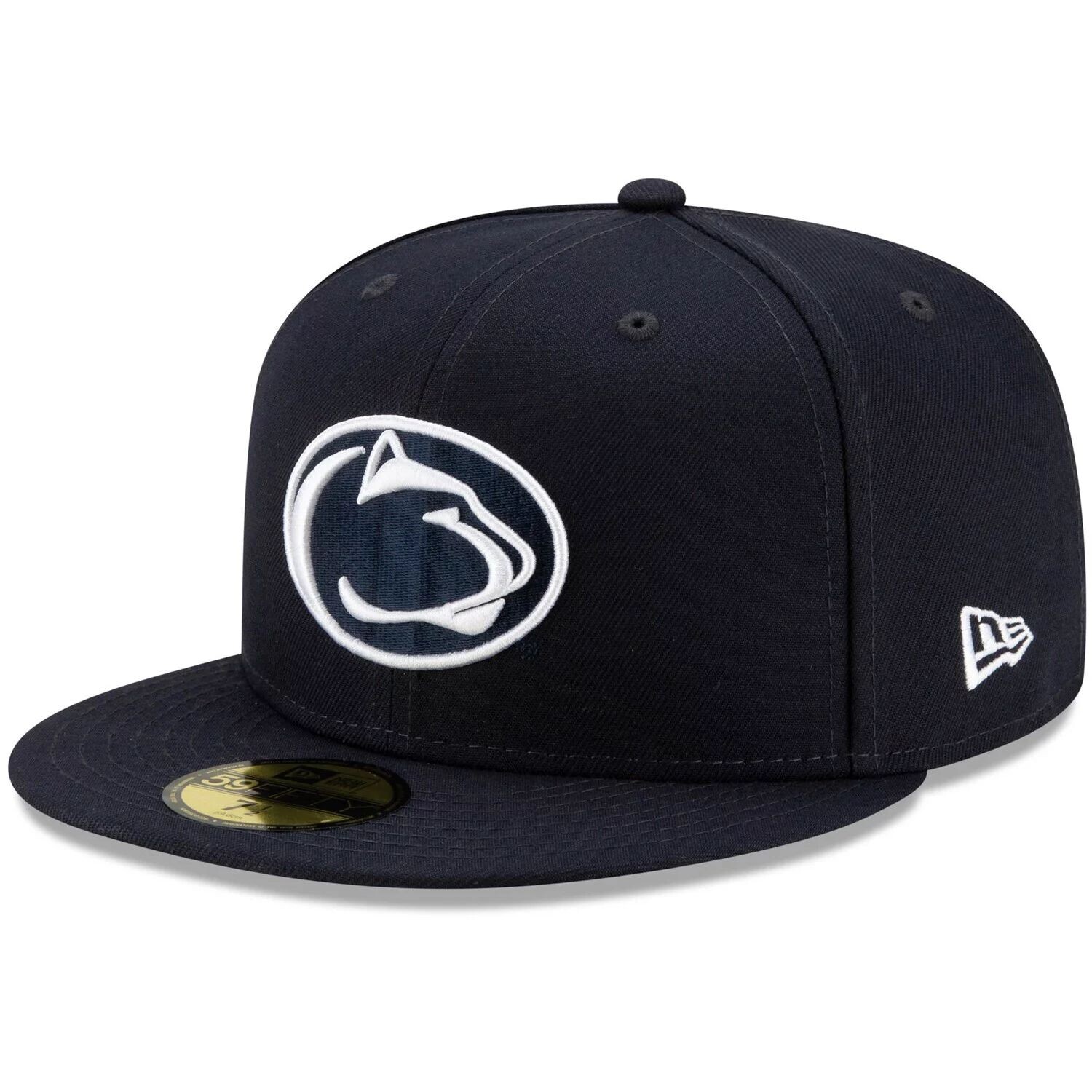 

Мужская облегающая шляпа New Era Navy Penn State Nittany Lions Basic 59FIFTY Team