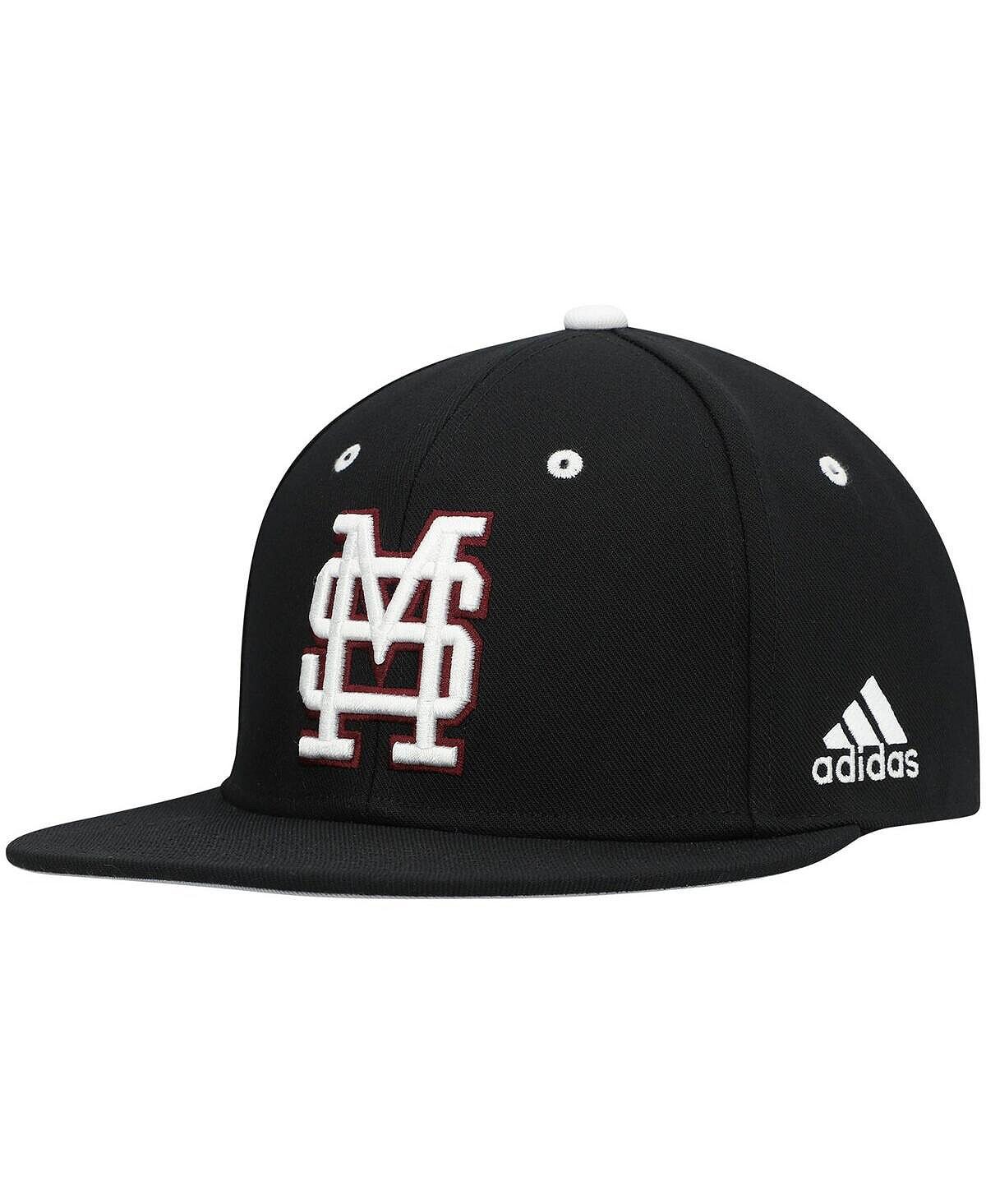 

Мужская черная бейсбольная бейсболка Mississippi State Bulldogs adidas