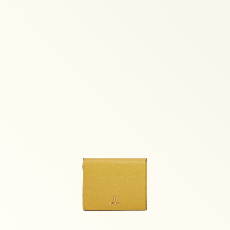 Кошелек женский Furla CAMELIA S COMPACT BIFOLD COIN, желтый кошелек furla camelia s compact bifold slim 1 шт
