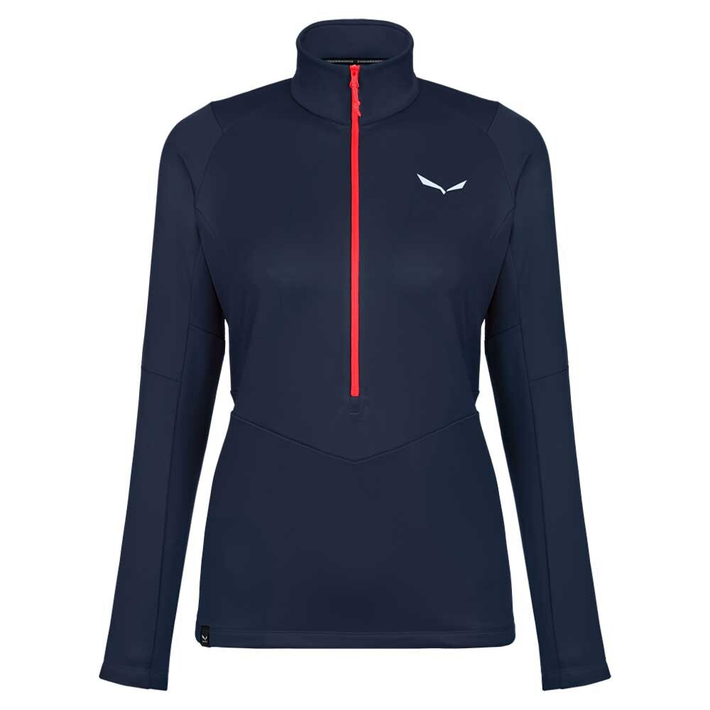 

Толстовка Salewa Puez Polarlite Half Zip, синий