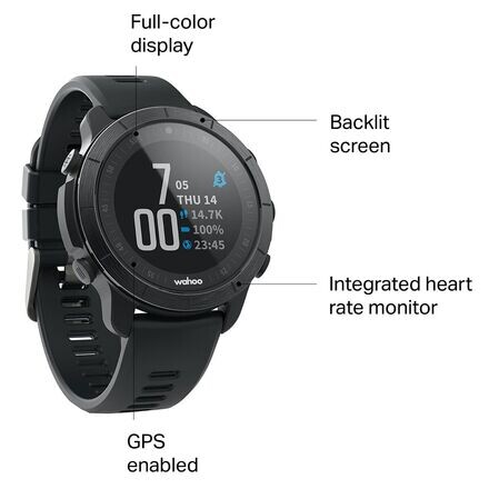 

Часы ELEMNT Rival с GPS Wahoo Fitness, цвет Stealth Gray