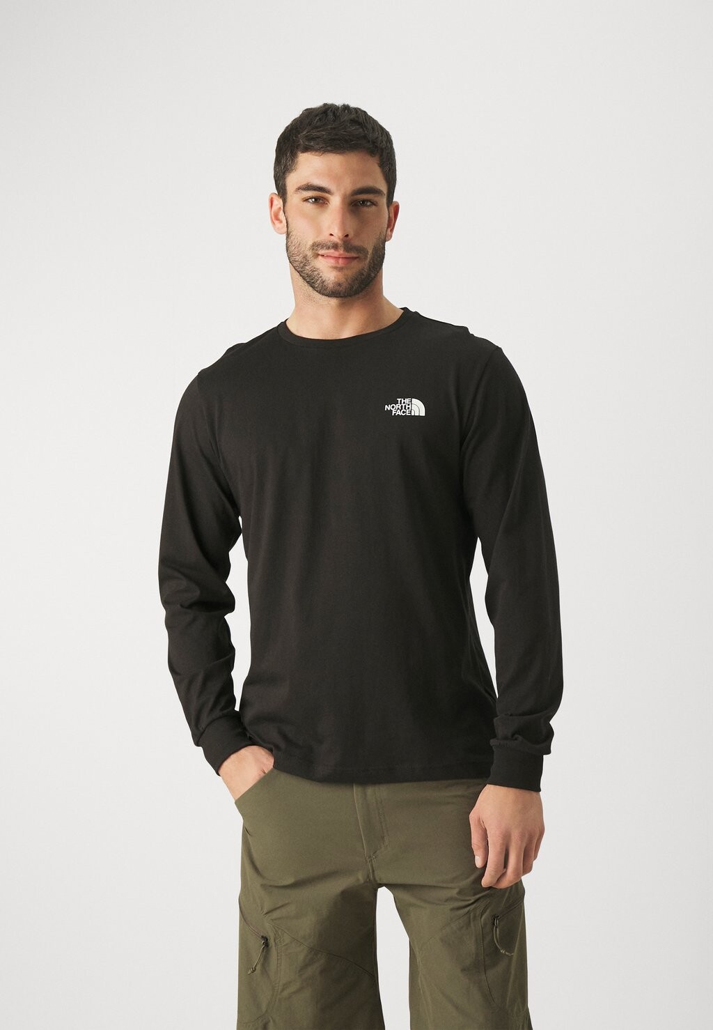 

Футболка с длинным рукавом Easy Tee The North Face, черный