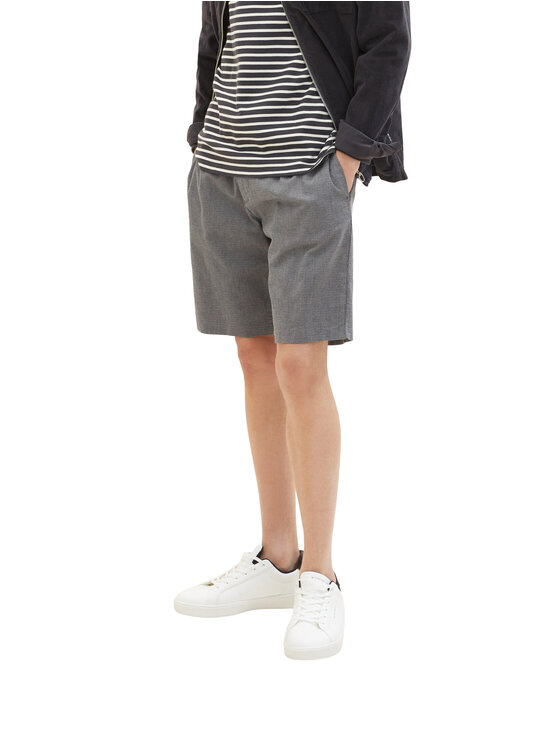 Тканевые шорты Tom Tailor Denim, серый тканевые шорты tom tailor denim regular denim regular straight серый