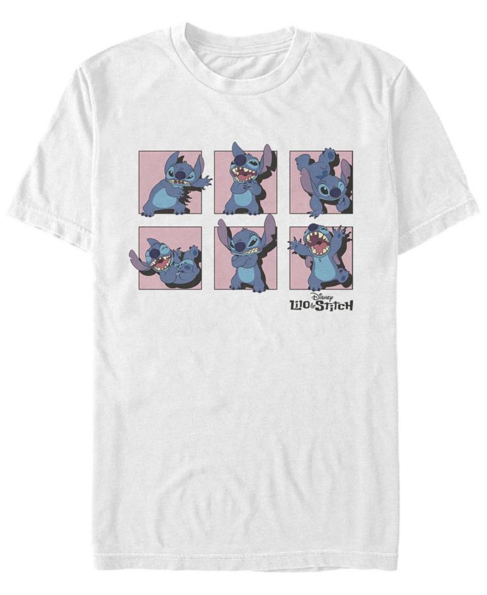 Мужская футболка с короткими рукавами Stitch Poses Fifth Sun, белый леди и бродяга графический роман
