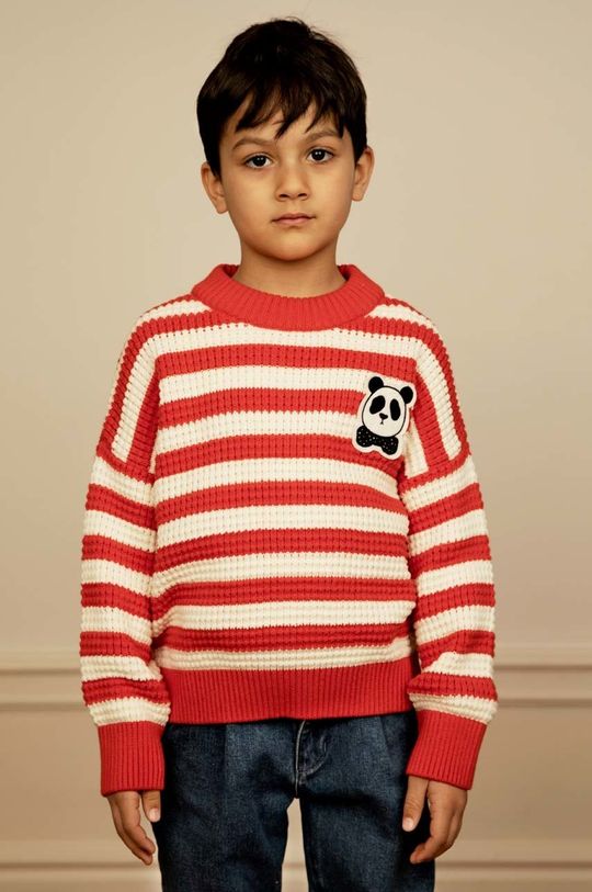 Детский хлопковый свитер Mini Rodini, мультиколор mini rodini свитер