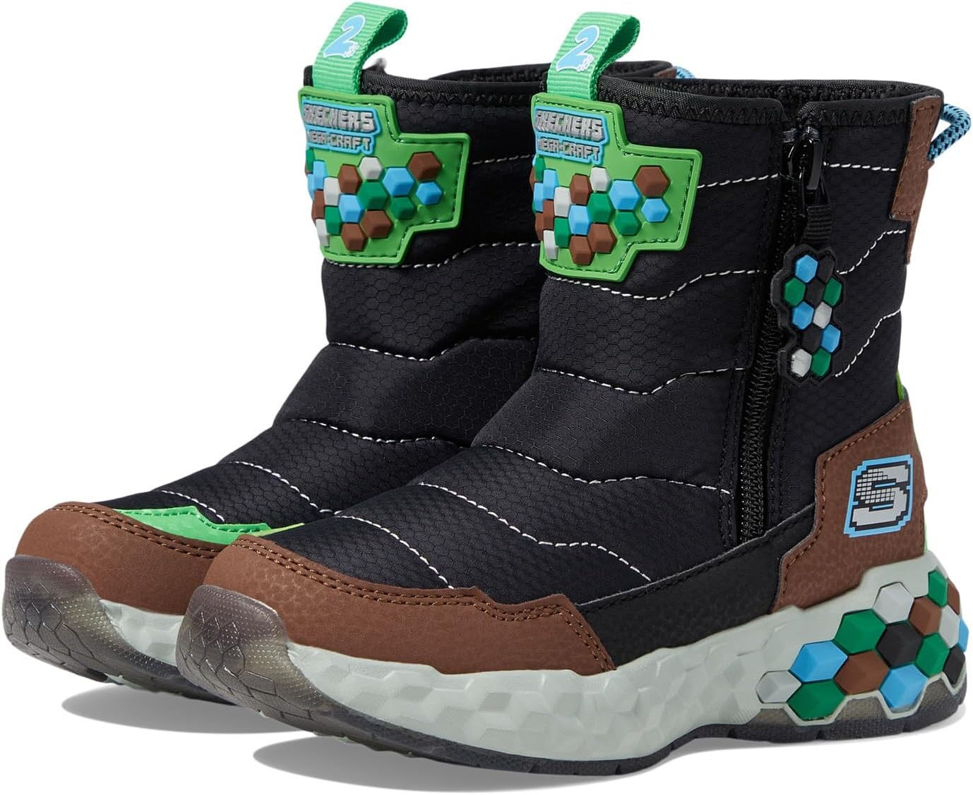 

Зимние ботинки Mega-Craft 2.0 402216L SKECHERS KIDS, цвет Black/Brown