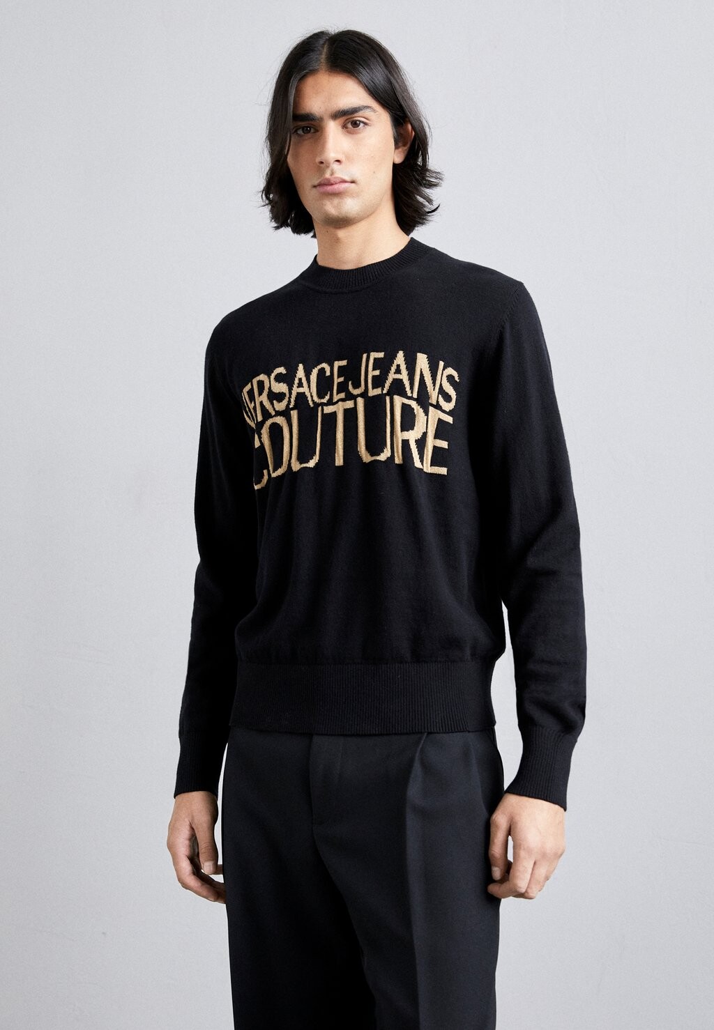 

Вязаный свитер LOGO Versace Jeans Couture, разноцветный