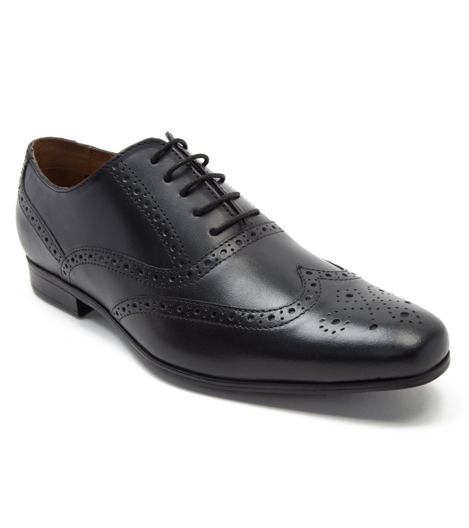 Оксфордские броги в строгом стиле, кожаные туфли на шнуровке 'Portland' Thomas Crick, черный кожаные деловые туфли на шнуровке в стиле смарт офис top staka shoes коричневый