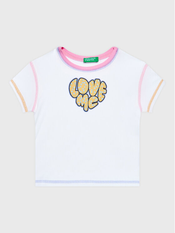 

Футболка стандартного кроя United Colors Of Benetton, белый