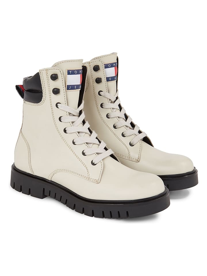 

Ботинки Tommy Hilfiger Shoes Leder, цвет creme/schwarz