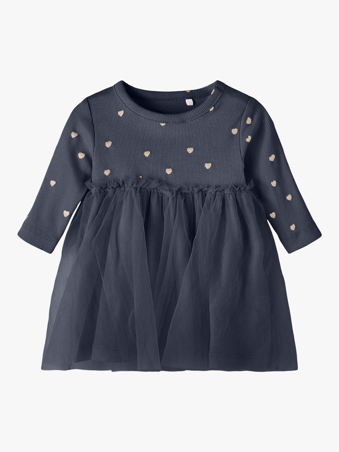 

Вечернее платье Baby Nadja с длинными рукавами NAME IT, темный сапфир