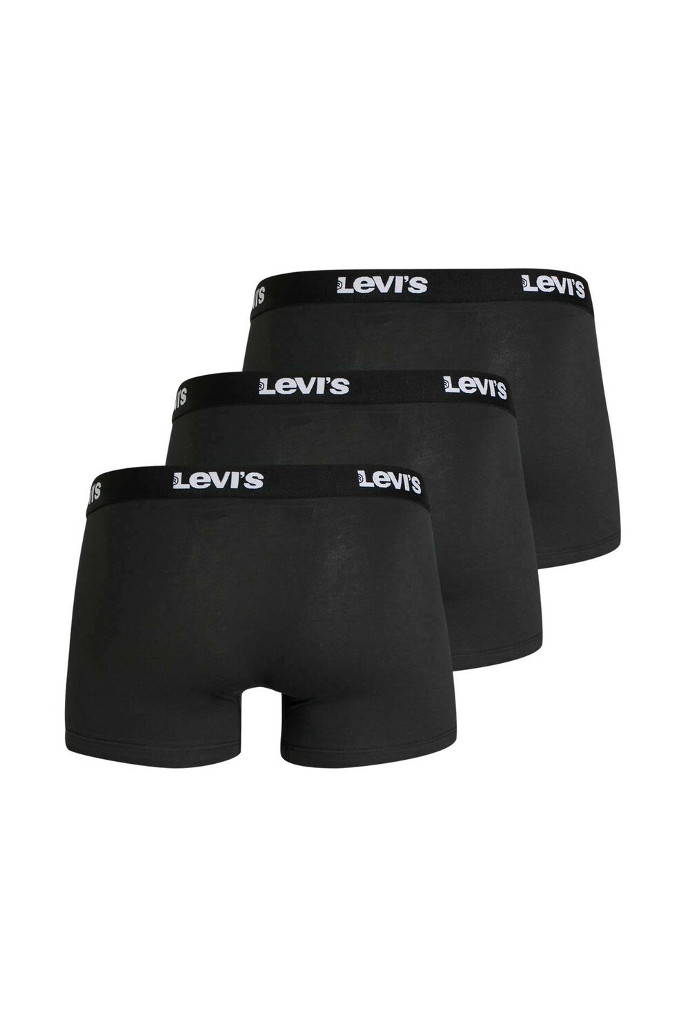 

3 длинных труса-боксера Levi's, черный