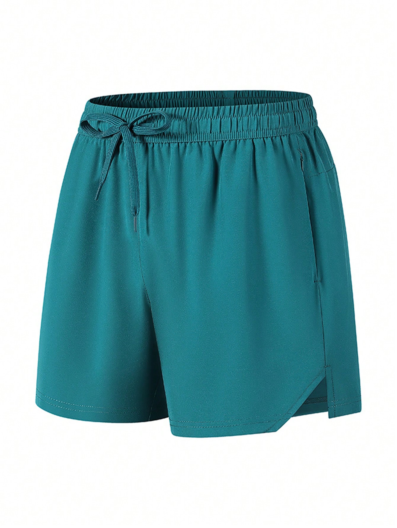 цена 1 шт. Мужские быстросохнущие дышащие спортивные шорты на лето, темно-зеленый
