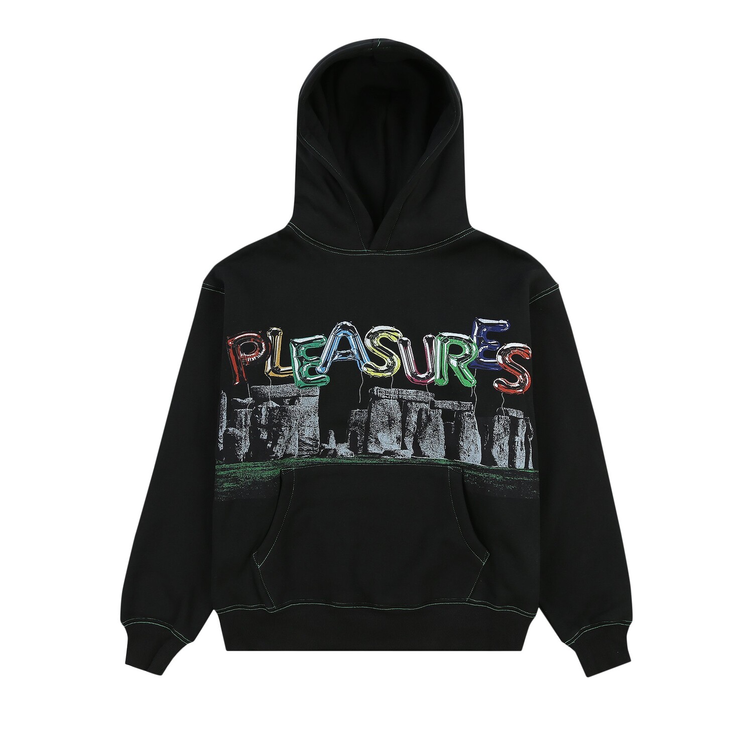 

Толстовка Pleasures Stonehenge Черная, Черный, Толстовка Pleasures Stonehenge Черная
