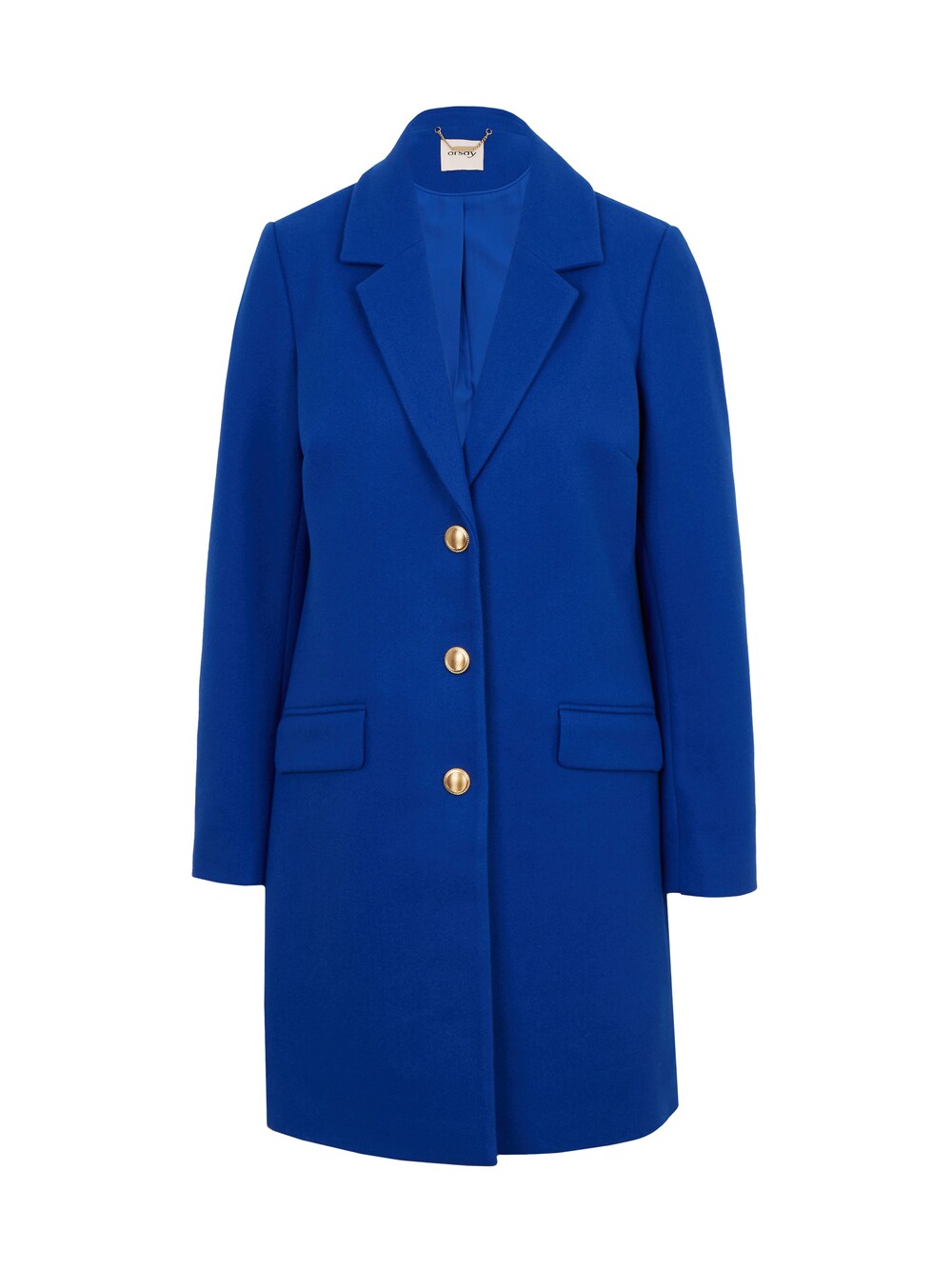 Межсезонное пальто Orsay, королевский синий межсезонное пальто orsay светло серый