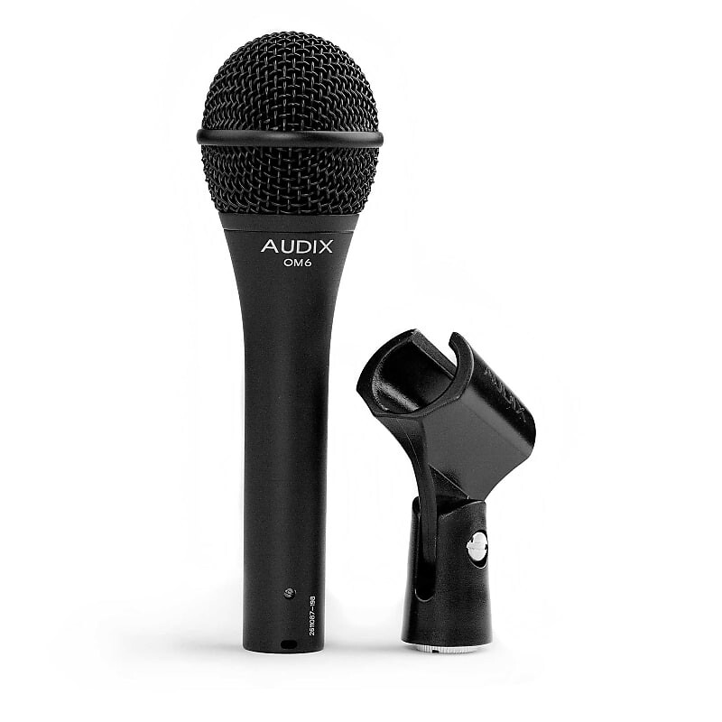 Динамический вокальный микрофон Audix OM6 Dynamic Vocal Microphone динамический вокальный микрофон akg p5i high performance dynamic vocal microphone