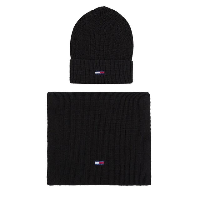 

Шапка Tommy Hilfiger TjwFlag Beanie, черный