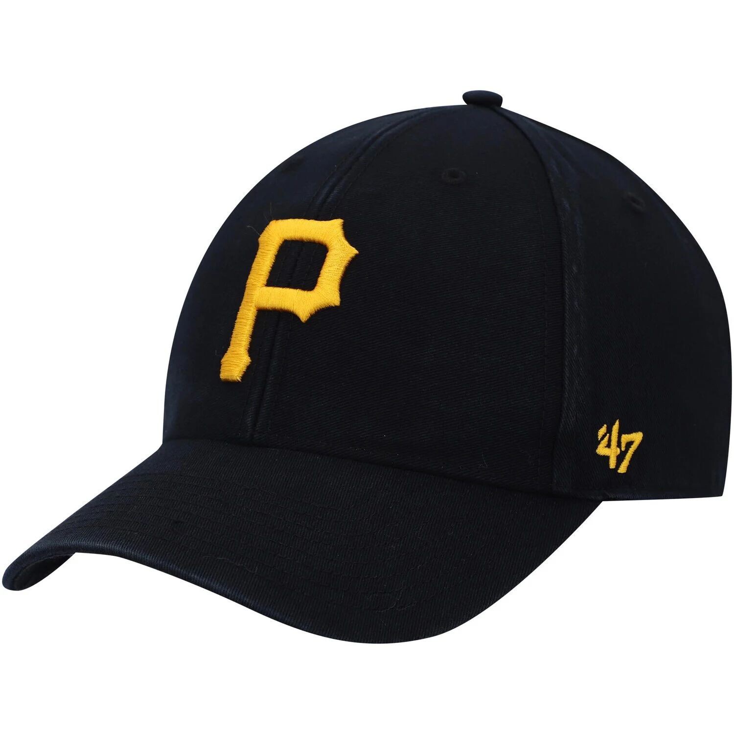 

Мужская черная регулируемая кепка с логотипом Pittsburgh Pirates Legend MVP '47