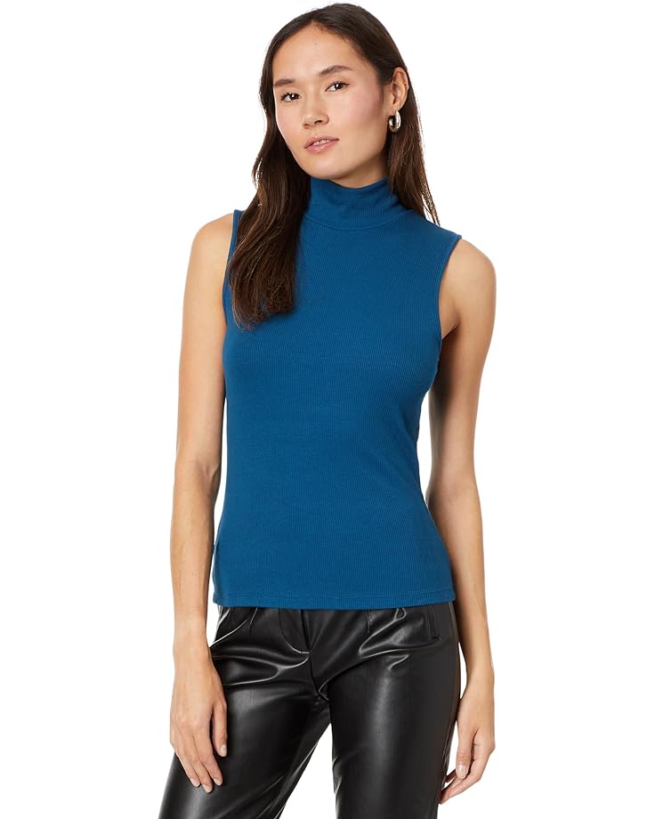 

Свитер Sanctuary Essential Sleeveless Mock Neck, цвет Blue Jewel