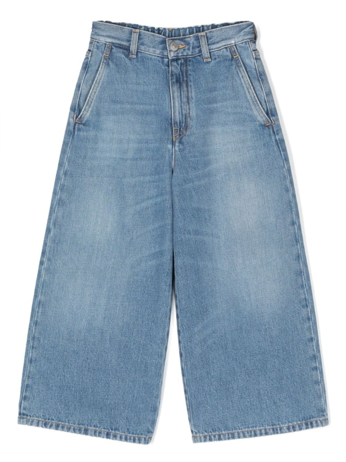 

MM6 Maison Margiela Kids широкие джинсы, синий